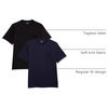 Amazon Essentials Men’s Short-Sleeve Crewneck Pocket T-Shirts(Black/Navy)