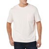 Amazon Essentials Men’s Short-Sleeve Crewneck Pocket T-Shirts(Heather Grey/Pale Pink)