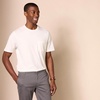 Amazon Essentials Men’s Short-Sleeve Crewneck Pocket T-Shirts(Heather Grey/White)