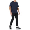 Amazon Essentials Men’s Short-Sleeve Crewneck Pocket T-Shirts(Navy  Boat Print)