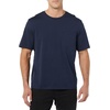 Amazon Essentials Men’s Short-Sleeve Crewneck Pocket T-Shirts(Navy  Boat Print)