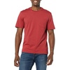 Amazon Essentials Men’s Short-Sleeve Crewneck Pocket T-Shirts(Navy/Dark Red)
