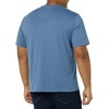 Amazon Essentials Men’s Short-Sleeve Crewneck Pocket T-Shirts(Washed Blue  Tonal Floral Print)