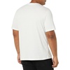 Amazon Essentials Men’s Short-Sleeve Crewneck Pocket T-Shirts(White/Aqua)