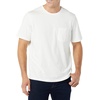 Amazon Essentials Men’s Short-Sleeve Crewneck Pocket T-Shirts(White/White)