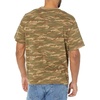 Amazon Essentials Men’s Slim-Fit Crewneck Short Sleeve Cotton T-Shirts(Black  Camo Print)