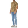 Amazon Essentials Men’s Slim-Fit Crewneck Short Sleeve Cotton T-Shirts(Black  Camo Print)