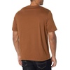 Amazon Essentials Men’s Slim-Fit Crewneck Short Sleeve Cotton T-Shirts(Black/Brown)