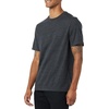 Amazon Essentials Men’s Slim-Fit Crewneck Short Sleeve Cotton T-Shirts(Black/Charcoal Heather)