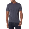 Amazon Essentials Men’s Slim-Fit Crewneck Short Sleeve Cotton T-Shirts(Black/Navy)