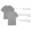 Amazon Essentials Men’s Slim-Fit Crewneck Short Sleeve Cotton T-Shirts(Heather Grey cactus Print)