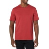 Amazon Essentials Men’s Slim-Fit Crewneck Short Sleeve Cotton T-Shirts(Navy/Dark Red)