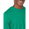 Amazon Essentials Men’s Slim-Fit Crewneck Short Sleeve Cotton T-Shirts(Navy/Green)