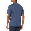 Amazon Essentials Men’s Slim-Fit Crewneck Short Sleeve Cotton T-Shirts(Washed Blue  Tonal Floral Print)