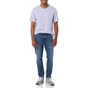 Amazon Essentials Men’s Slim-Fit Crewneck Short Sleeve Cotton T-Shirts(Washed Blue/Lavender)