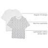 Amazon Essentials Men’s Slim-Fit Crewneck Short Sleeve Cotton T-Shirts(White  Pineapple Print)