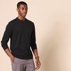 Amazon Essentials Men’s Slim-Fit Long Sleeve T-Shirt(Black)