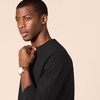 Amazon Essentials Men’s Slim-Fit Long Sleeve T-Shirt(Black)
