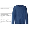 Amazon Essentials Men’s Slim-Fit Long Sleeve T-Shirt(Blue Heather)