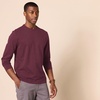 Amazon Essentials Men’s Slim-Fit Long Sleeve T-Shirt(Burgundy)