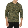 Amazon Essentials Men’s Slim-Fit Long Sleeve T-Shirt(Camo Print)
