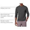Amazon Essentials Men’s Slim-Fit Long Sleeve T-Shirt(Charcoal Heather)