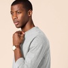 Amazon Essentials Men’s Slim-Fit Long Sleeve T-Shirt(Light Grey Heather)
