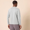 Amazon Essentials Men’s Slim-Fit Long Sleeve T-Shirt(Light Grey Heather)