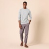 Amazon Essentials Men’s Slim-Fit Long Sleeve T-Shirt(Light Grey Heather)