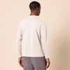 Amazon Essentials Men’s Slim-Fit Long Sleeve T-Shirt(Oatmeal Heather)