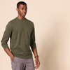 Amazon Essentials Men’s Slim-Fit Long Sleeve T-Shirt(Olive Heather)
