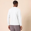 Amazon Essentials Men’s Slim-Fit Long Sleeve T-Shirt(White)