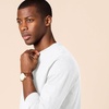 Amazon Essentials Men’s Slim-Fit Long Sleeve T-Shirt(White)