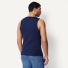 Amazon Essentials Men’s Slim-Fit Ribbed Tank Top, Pack of 2(Navy Blazer/Dark Blue)