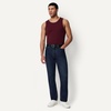 Amazon Essentials Men’s Slim-Fit Ribbed Tank Top, Pack of 2(Red/Dark Burgundy)