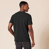 Amazon Essentials Men’s Slim-Fit Short-Sleeve Pique Henley Shirt, Pack of 2(Black)