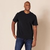 Amazon Essentials Men’s Slim-Fit Short-Sleeve Pique Henley Shirt, Pack of 2(Black)