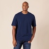 Amazon Essentials Short Sleeve Henley Shirt for Men – Regular-Fit Pique (Available in Big & Tall), Pack of 2(Navy/White)