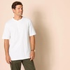 Amazon Essentials Short Sleeve Henley Shirt for Men – Regular-Fit Pique (Available in Big & Tall), Pack of 2(White)