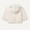 Amazon Essentials Unisex Babies’ Hooded Sherpa Jacket(Ivory)
