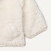 Amazon Essentials Unisex Babies’ Hooded Sherpa Jacket(Ivory)