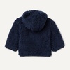 Amazon Essentials Unisex Babies’ Hooded Sherpa Jacket(Navy)