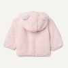Amazon Essentials Unisex Babies’ Hooded Sherpa Jacket(Pale Pink)