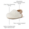 Amazon Essentials Unisex Kids’ Comfort Clogs(Natural Sherpa)