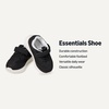 Amazon Essentials Unisex Kids and Toddlers’ Hook and Loop Athletic Sneakers for Boys and Girls(Black)