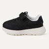 Amazon Essentials Unisex Kids and Toddlers’ Hook and Loop Athletic Sneakers for Boys and Girls(Black)
