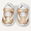Amazon Essentials Unisex Kids and Toddlers’ Hook and Loop Athletic Sneakers for Boys and Girls(Metallic Gold)