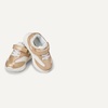 Amazon Essentials Unisex Kids and Toddlers’ Hook and Loop Athletic Sneakers for Boys and Girls(Metallic Gold)