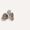Amazon Essentials Unisex Toddlers’ Hook & Loop Athletic Sneakers(Dark Grey/Light Grey)