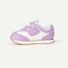 Amazon Essentials Unisex Toddlers’ Hook & Loop Athletic Sneakers(Purple/Ivory)